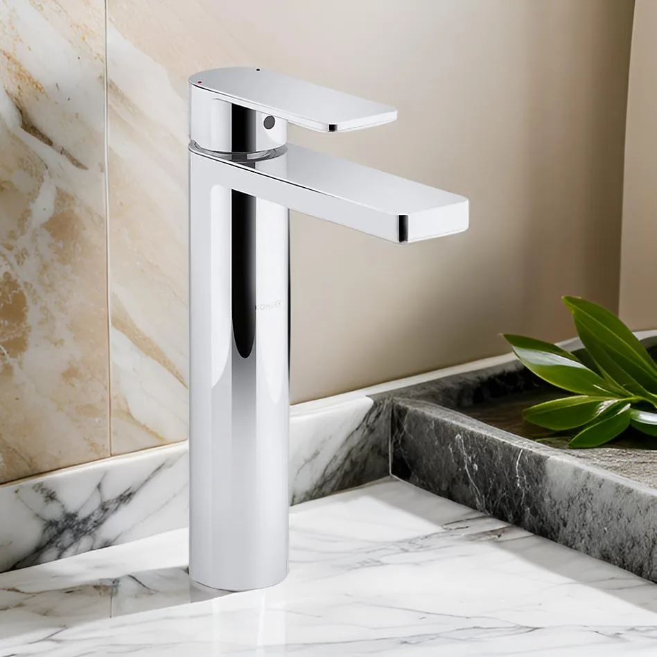 Kohler Parallel Single control tall lav, single lever basin mixer